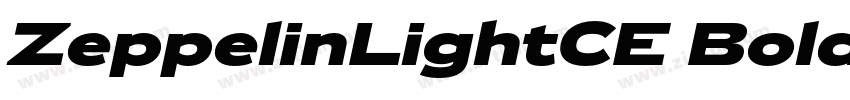 ZeppelinLightCE Bold字体转换